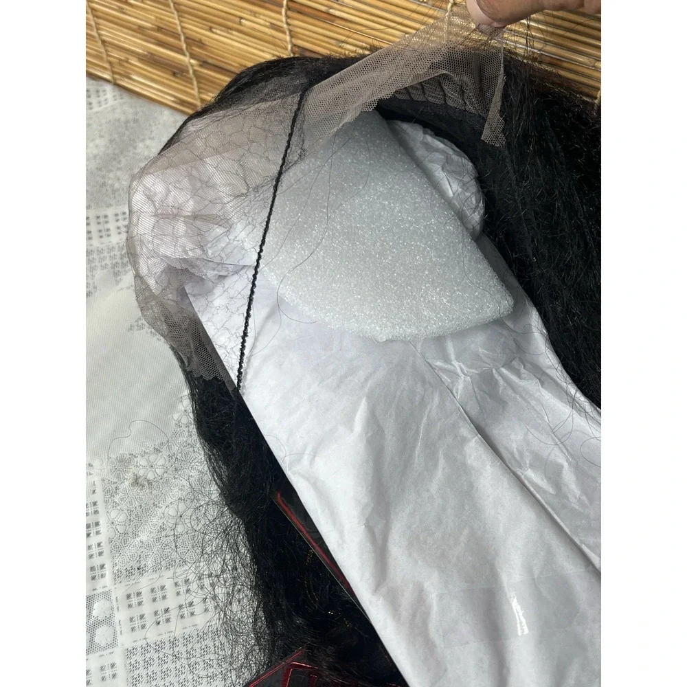 Prime Lace Wig HD 100% Virgin Human Hair ItemVH41SW20 Color #1 Style Wet&wave